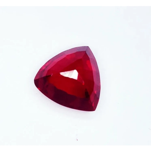 •7.37 Loose Gemstone Natural Mozambique Red Ruby Untreated Fine Gemstone - Picture 4 of 5